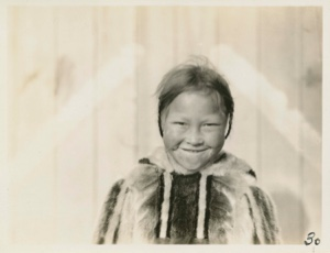 Image of Eskimo [Inuk] blond girl